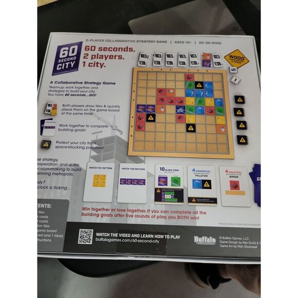 Buffalo Games Boardgame‎ 60 Second City VG+ - Picture 3 of 3